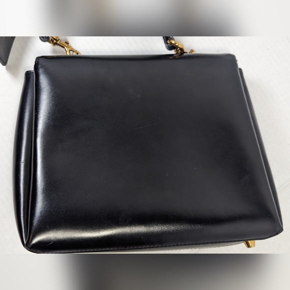 Marc Jacobs St.Marc Black  Leather handbag * * Made in Italy * - Picture 5 of 14